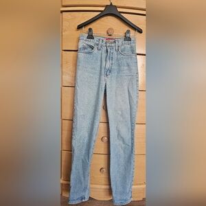 VINTAGE 'Bonjour' High Rise Light Blue Jeans